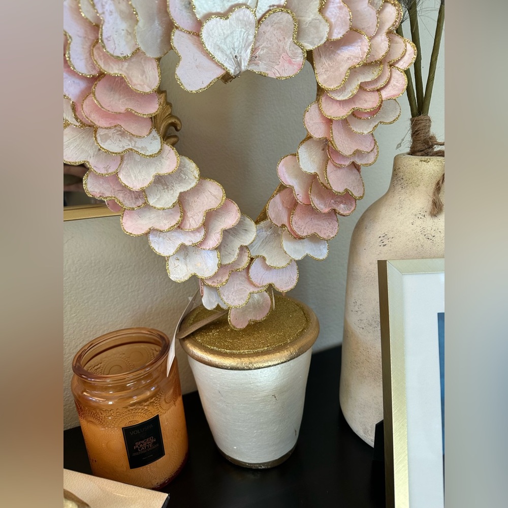 Cupcake and cashmere heart wreathe brand new I bought off someone I wanted other